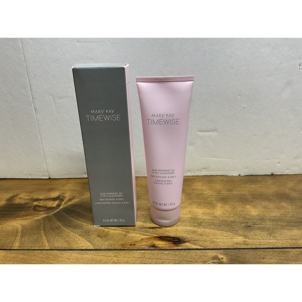 Mary Kay Timewise Age Minimize 3D 4 in 1 Cleanser Normal To Dry Skin 4.5 oz 127g